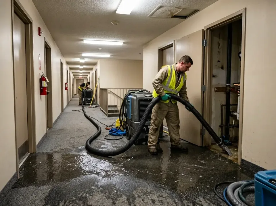multi-unit-apartment-hallway-f-005 — frequently asked questions, Emergency Burst Pipe Water Extraction & Removal in Royersfo…